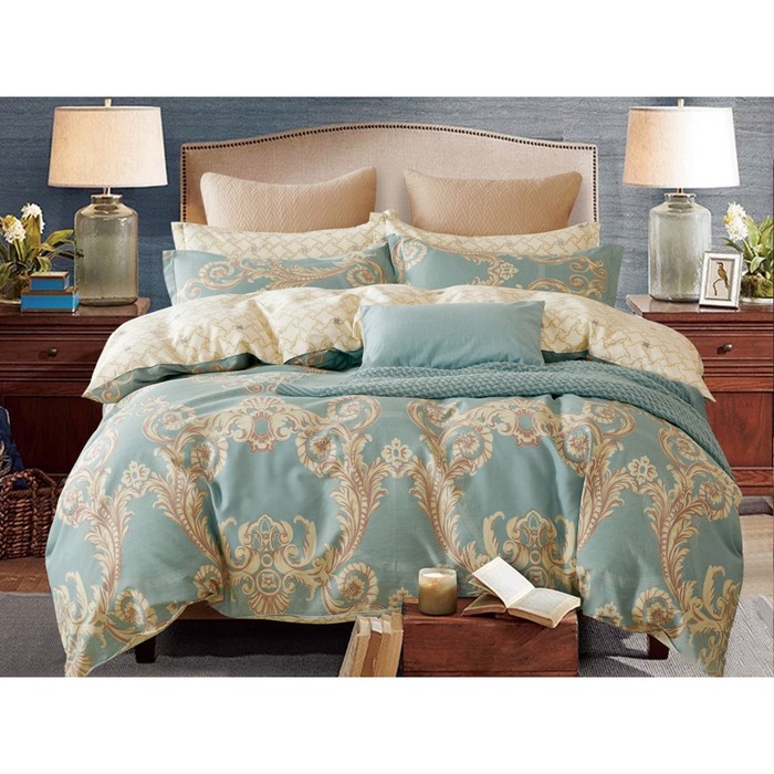 

КПБ Satin Lux 1,5 сп, размер 160x230 см, 145x215 см, 50x70 см, 2 шт.