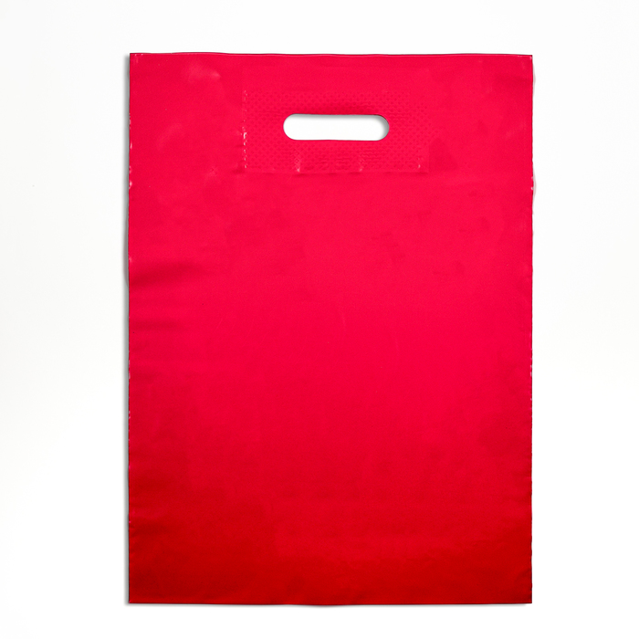 Пакет полиэтиленовый с вырубной ручкой, Розовый 30-40 См, 70 мкм пакет полиэтиленовый с вырубной ручкой салатовый 30 40 см 30 мкм