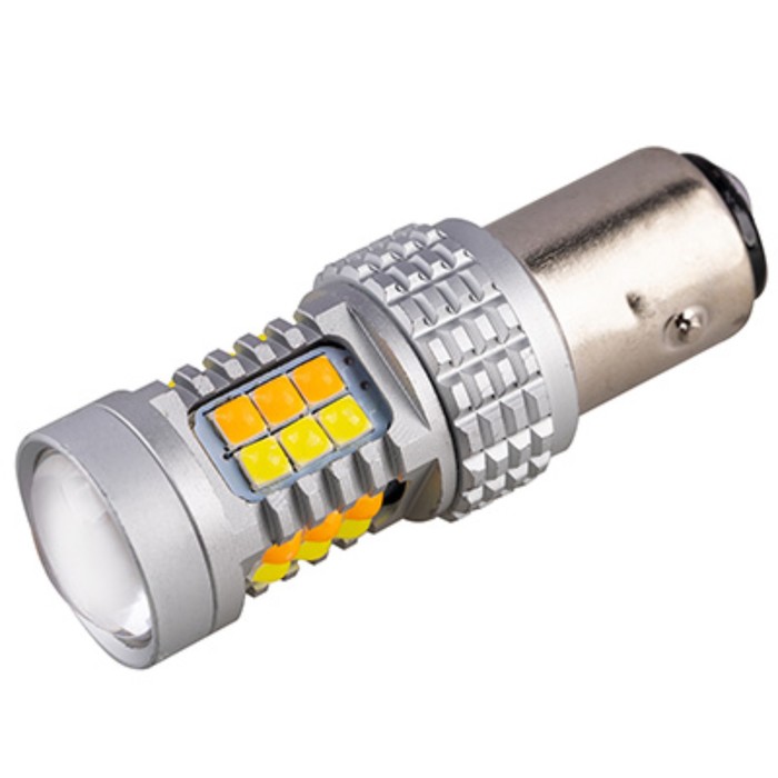 фото Лампа светодиодная, skyway, s25, (p21/5w), 12v, 30 smd диодов, bay15d, 2-конт, белая