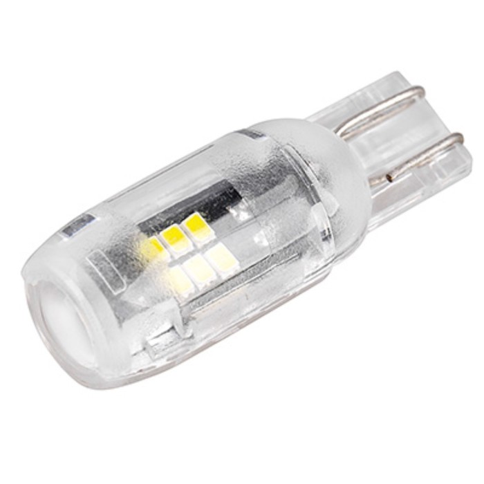 фото Лампа светодиодная, skyway, t10, (w5w), 12v, 15 smd диодов, без цоколя, 1-конт, белая