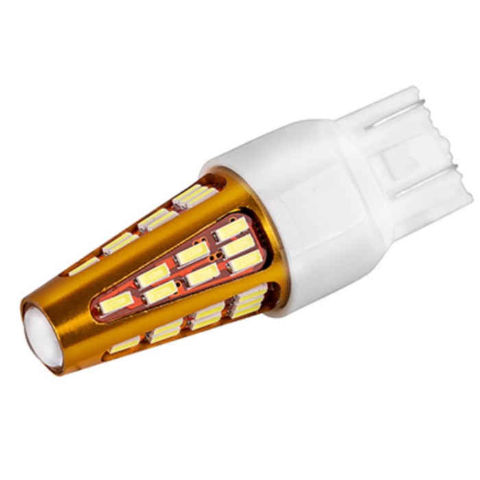 фото Лампа светодиодная, skyway, t20, (w21/5w), 12-24v, 38 smd диодов, 1-конт, белая