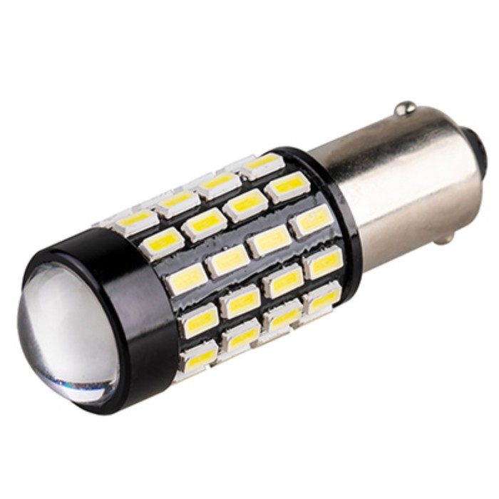 фото Лампа светодиодная, skyway, t8.5, (t4w), 12-24v, 54smd диода, ba9s, 1-конт, белая