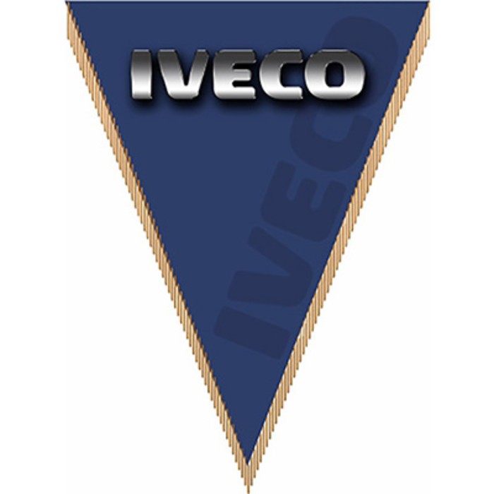 

Вымпел треугольный, SKYWAY, IVECO, фон синий, 260х200мм, цветной