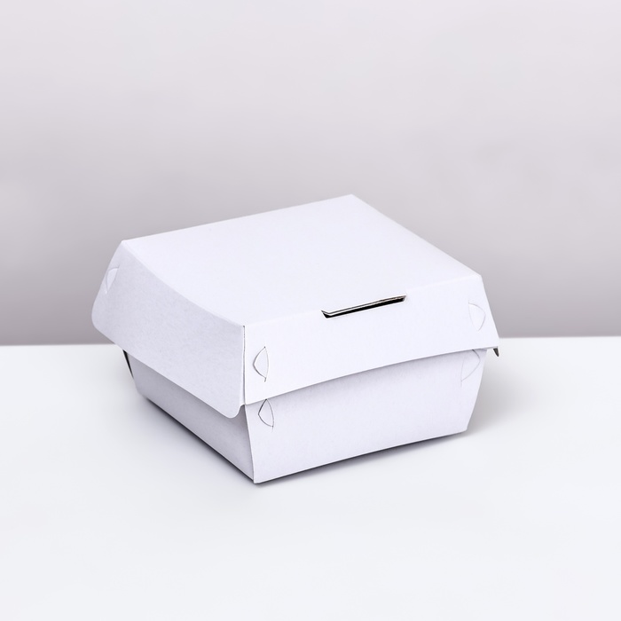 Коробка для бургера, складная, 11 х 11 х 6 см коробка складная с 3d эффектом почта 11 х 11 х 13 см