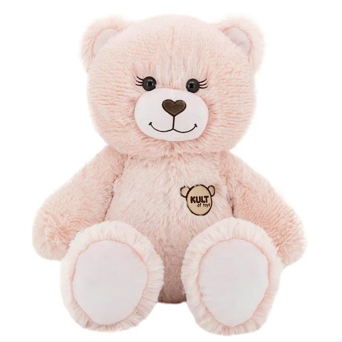 Мягкая игрушка «Медведь», 3 открытки, цвет пудровый, 65 см мягкая игрушка медведь 3 открытки цвет белый 65 см