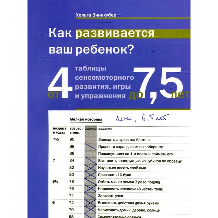 

Как развивается ваш ребенок 5-е издание. Зиннхубер Х.