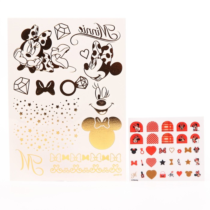 Маникюрный набор с переводными наклейками "Минни Маус"