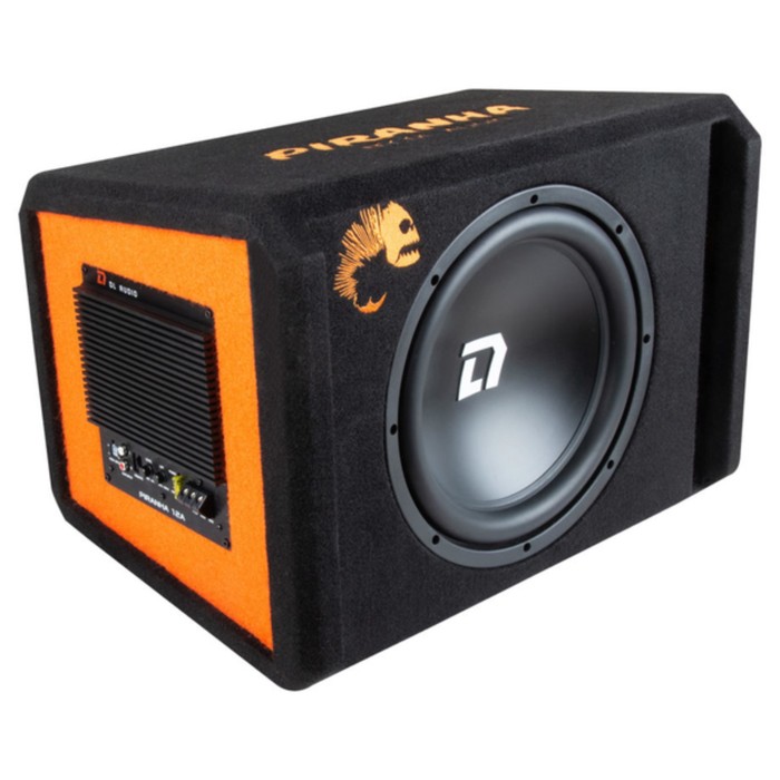 

Сабвуфер DL Audio Piranha 12A, в коробе, активный, 12"/ 300 мм, MAX 800 Вт, микс