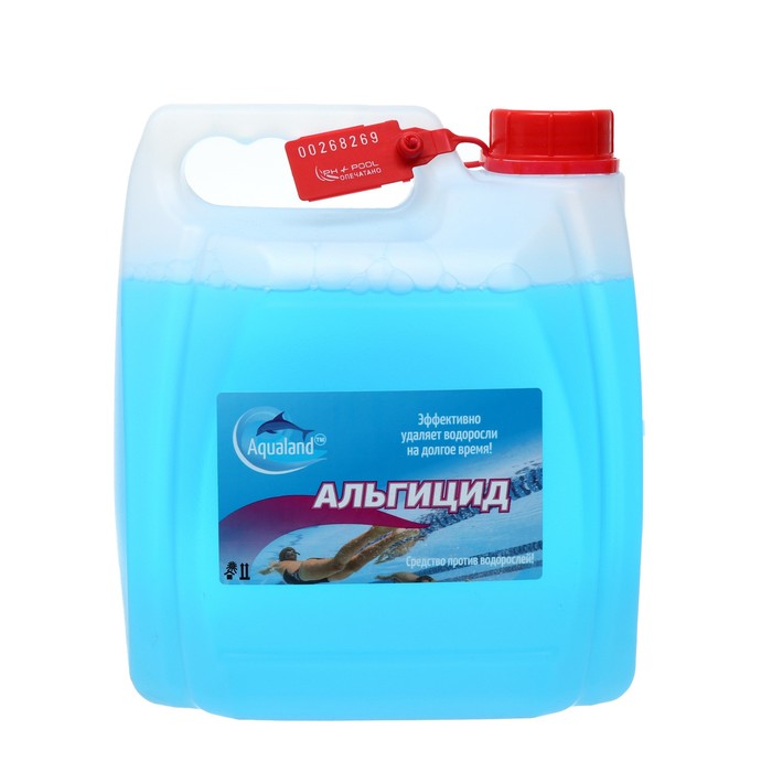 Средство против водорослей Aqualand, альгицид, 3 л средство против водорослей aqualand альгицид 3 л в упаковке шт 1