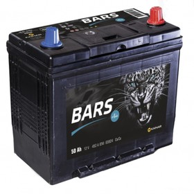 Аккумуляторная батарея BARS ASIA 50 Ач 6СТ-50.0 VL (B24FL), обратная полярность