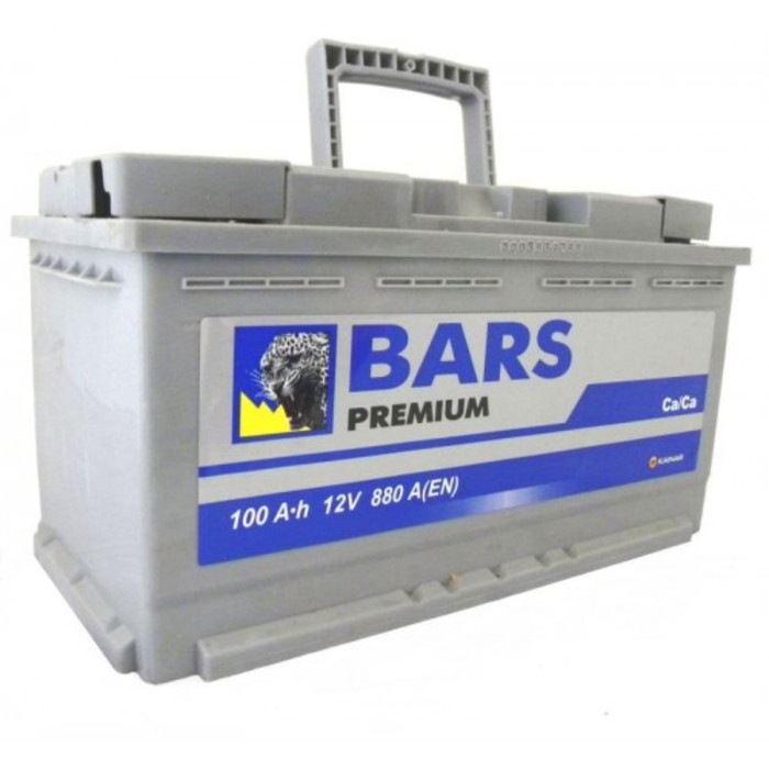 Аккумуляторная батарея BARS Premium 100 Ач 6СТ-100.0 VL, обратная полярность