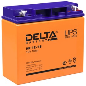 

Аккумуляторная батарея Delta 18 Ач 12 Вольт HR 12-18