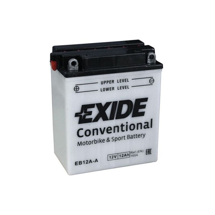 фото Аккумуляторная батарея exide 12 ач eb12a-a (12n12a-4a-1), прямая полярность