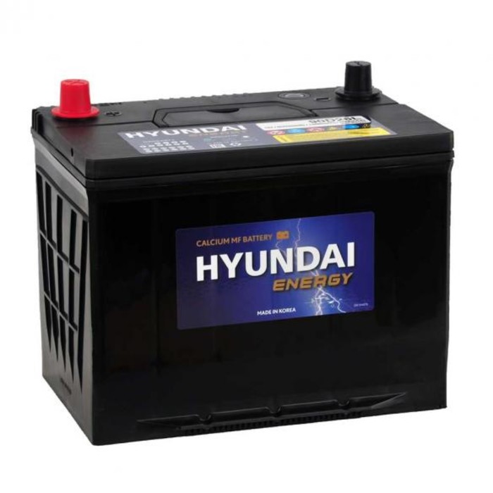 фото Аккумуляторная батарея hyundai 80 ач cmf 90d26fl (нижнее крепление), обратная полярность