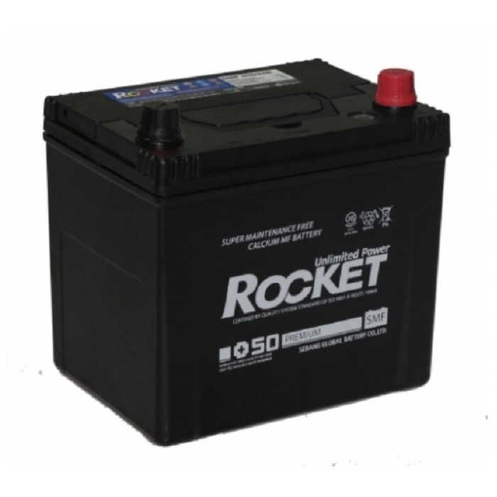 

Аккумуляторная батарея Rocket 75 Ач SMF 95D23L, обратная полярность