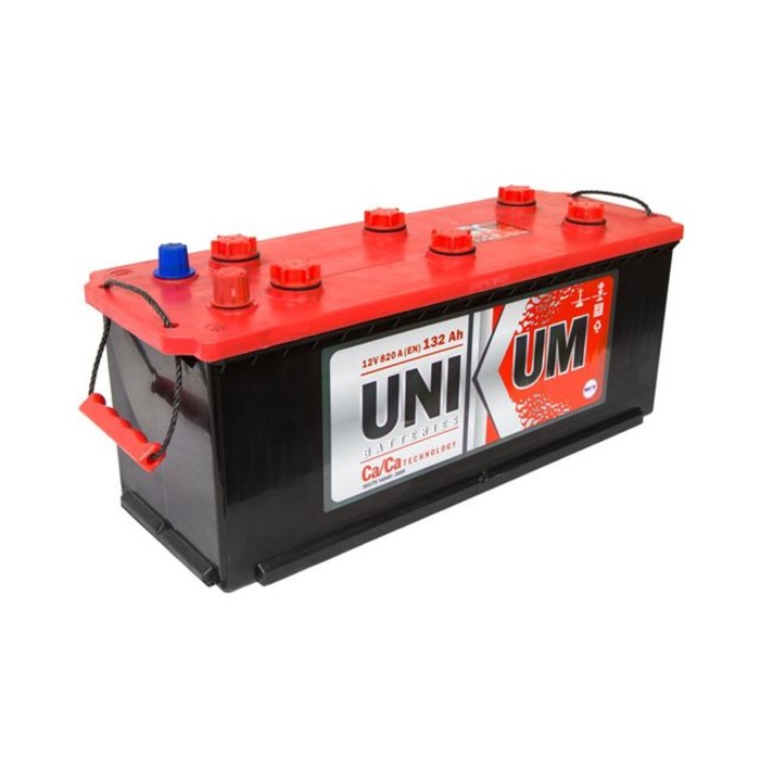 Аккумуляторная батарея UNIKUM 132 Ач 6СТ-132.4 L, прямая полярность