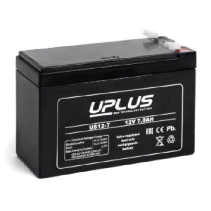 Аккумуляторная батарея UPLUS (Leoch) 7 Ач 12 Вольт US 12-7 аккумуляторная батарея leoch djw 12 7 2 12в 7 2ач