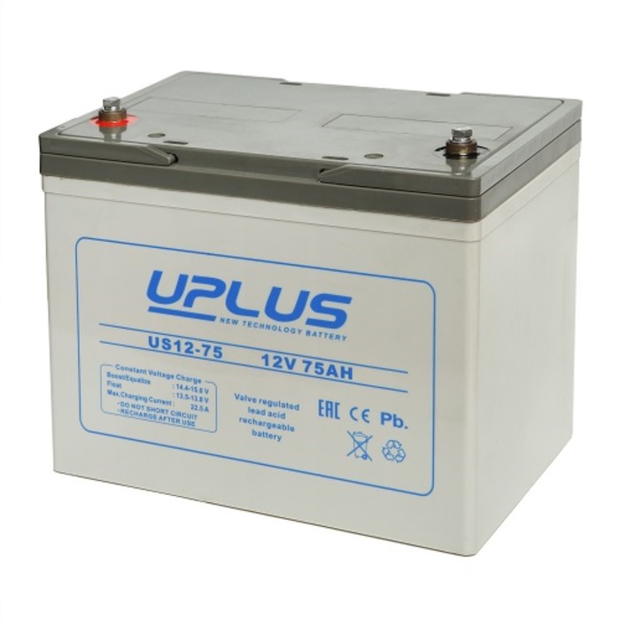 цена Аккумуляторная батарея UPLUS (Leoch) 75 Ач 12 Вольт US 12-75
