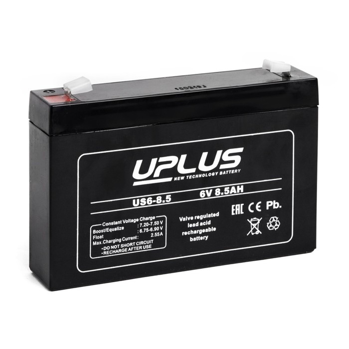 цена Аккумуляторная батарея UPLUS (Leoch) 8,5 Ач 6 Вольт US 6-8,5