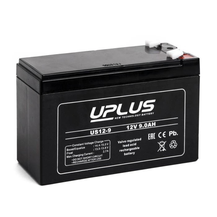 Аккумуляторная батарея UPLUS (Leoch) 9 Ач 12 Вольт US 12-9 cyberpower аккумуляторная батарея ss rс 12 9 12 в 9 ач