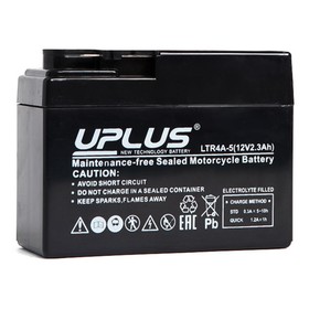 Аккумуляторная батарея UPLUS SuperStart 2.3 Ач LTR4A-5 (CT 12026, YTR4A-BS), обратная полярность   7