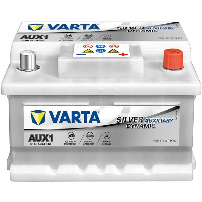 

Аккумуляторная батарея Varta 35 Ач Silver Dynamic 535 106 052 AUXILIARY (A2305410001), обратная поля