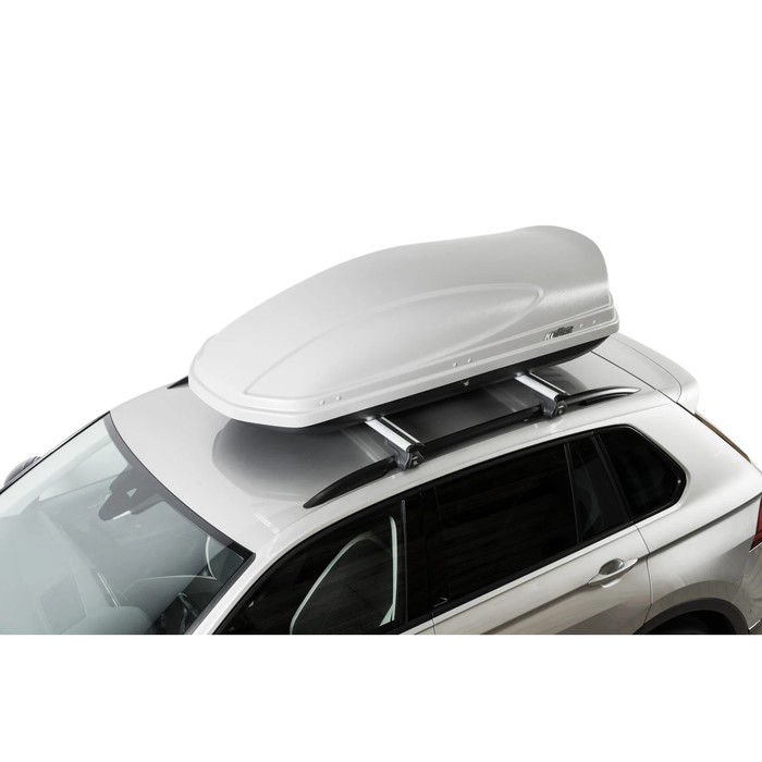 Автобокс на крышу Koffer, 430 литров, размер 1780х720х450, серый матовый, KG430 автобокс на крышу koffer 430 литров размер 1780х720х450 черный глянец kbg430