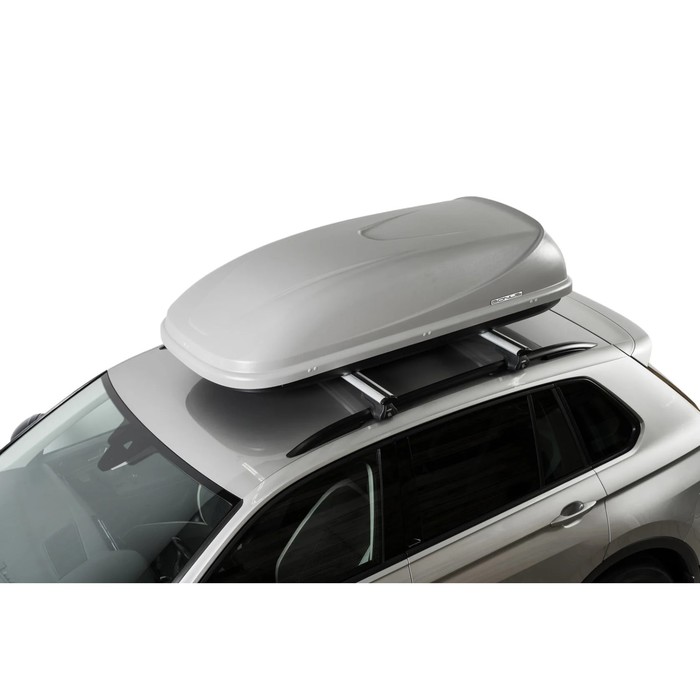 Автобокс на крышу BONUS (односторонний), 425 литров, размером 1710х820х430, серый матовый, BG425 автобокс на крышу koffer 480 литров размер 1980х820х450 черный глянец kbg480