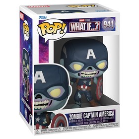 

Фигурка Funko POP! Bobble Marvel What If Zombie Captain America
