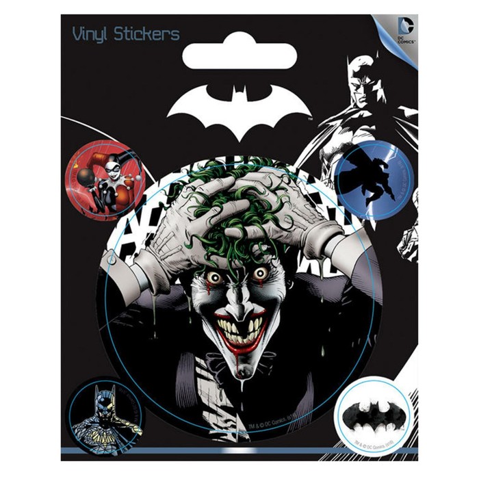 Наклейки DC Comics (Batman) Vinyl Sticker Pack 5 штук