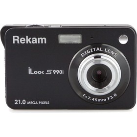 Фотоаппарат Rekam iLook S990i, 21 Мп, 2.7', 720р, SD, MMC, чёрный Ош