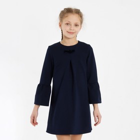 Платье 'Школа-2' для девочки, цвет т.синий, рост 122 см (64) Ош