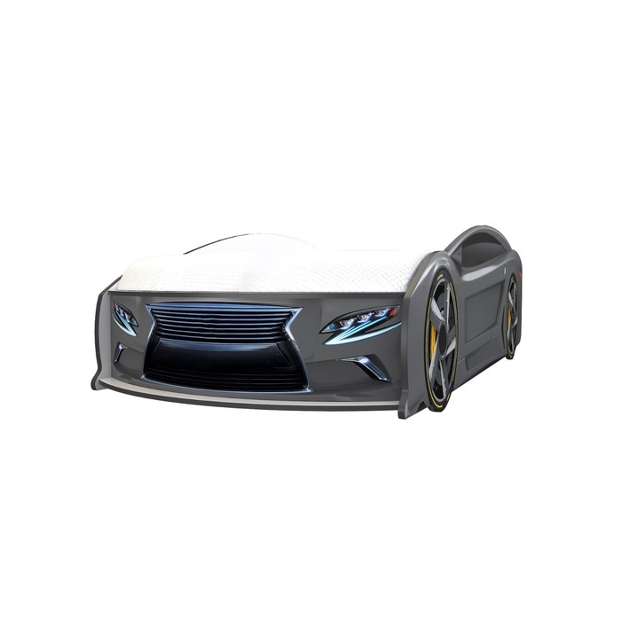 фото Кровать-машина «манго-л», цвет графит