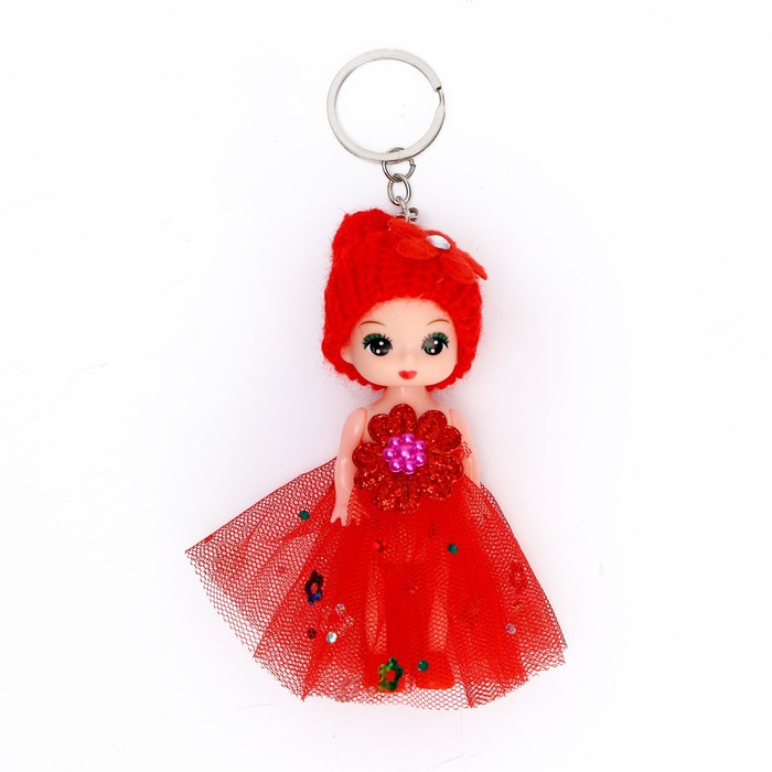 Кукла «Рита» на брелоке, цвет МИКС