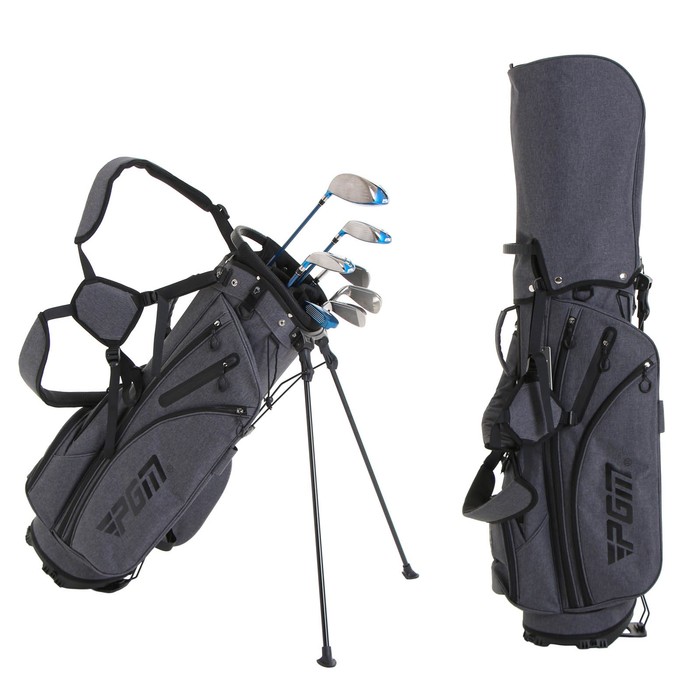 Сумка для гольфа PGM, для клюшек, отверстие 17 х 23 см, нейлон, 124 х 34 х 37 см сумка для гольфа pgm для клюшек отверстие 18х21 см 125х30х33 см темно синяя