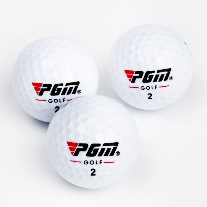 Мячи для гольфа "VS" PGM, трехкомпонентные, d=4.3 см, набор 3 шт
