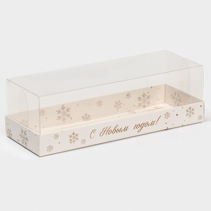 Коробка для десерта «Снежинки», 26, 2 х 8 х 9,7 см коробка для десерта present 26 2 х 8 х 9 7 см