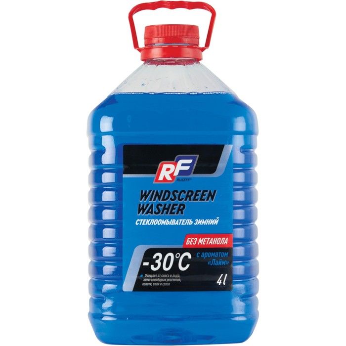

Жидкость стеклоомывающая зимняя RUSEFF - 30°С, 4 л 15230N