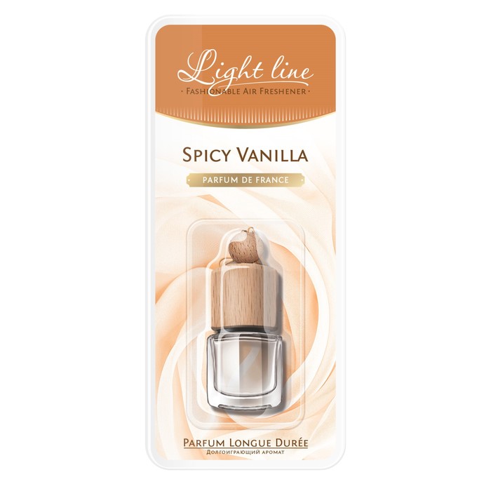 

Ароматизатор подвесной RUSEFF PARFUM DE FRANCE Spicy Vanilla, 5 мл 27392N