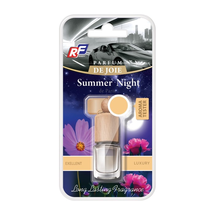 

Ароматизатор подвесной RUSEFF PARFUM DE JOIE Summer Night, 5 мл 27330N