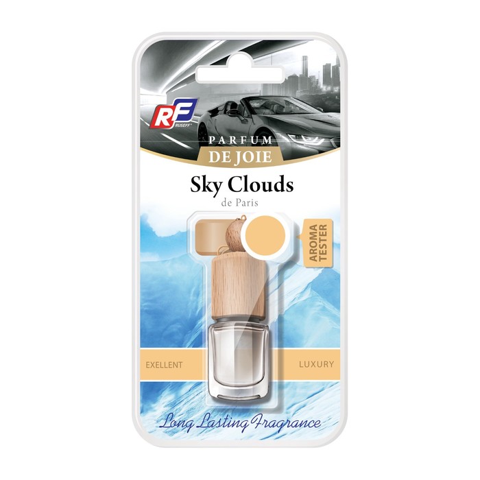 

Ароматизатор подвесной RUSEFF PARFUM DE JOIE Sky Clouds, 5 мл 27343N