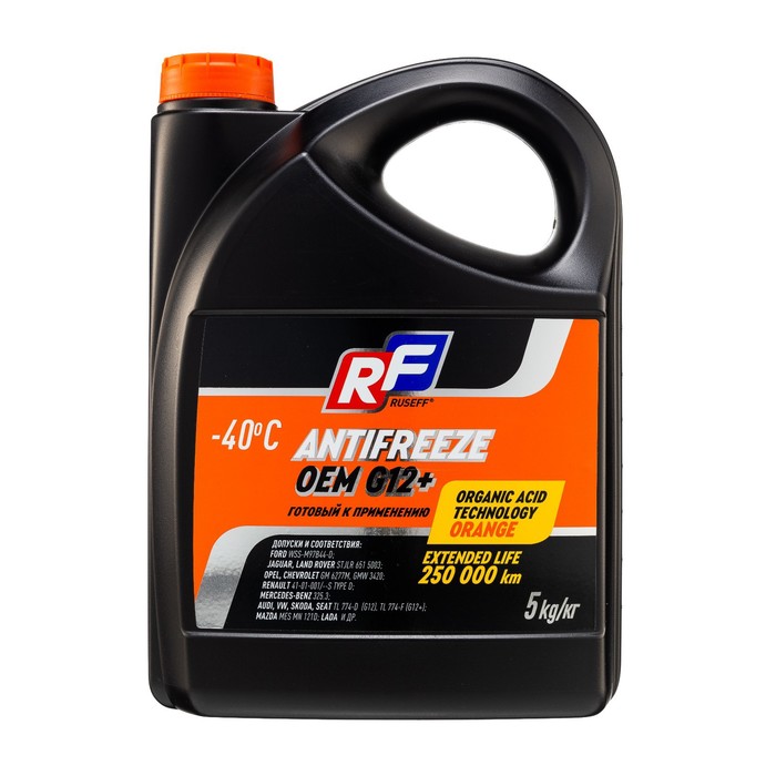 

Антифриз ANTIFREEZE OEM G12+, RUSEFF, 5 кг 17236N
