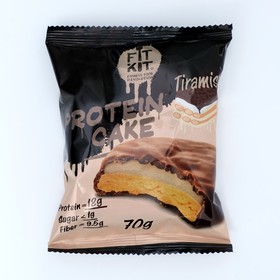 

Печенье протеиновое Fit Kit Protein cake, со вкусом тирамису, спортивное питание, 70 г