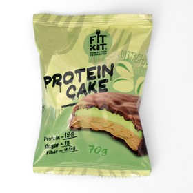

Печенье протеиновое Fit Kit Protein cake, со вкусом фисташковый крем, спортивное питание, 70 г