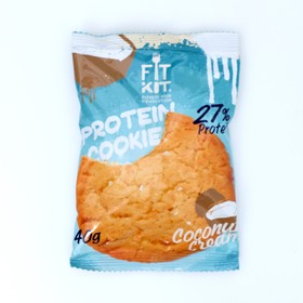 

Печенье протеиновое Fit Kit Protein сookie, со вкусом тропического кокоса, спортивное питание, 40 г