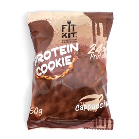 

Печенье глазированное Fit Kit Protein chocolate сookie, со вкусом капучино, спортивное питание, 50 г
