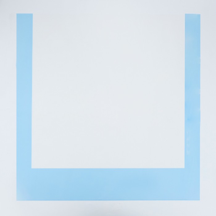 цена Пленка матовая, белая, голубая, 58 х 58 см