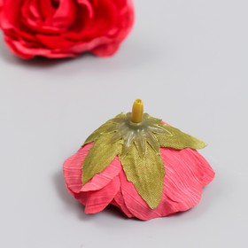 

Бутон на ножке для декорирования "Роза Алоха красная" d=4 см