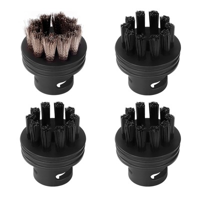 Набор аксессуаров для пароочистителя Bort Round brush SET (3+1) Mix, 4 шт