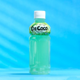 Напиток De CoCo негазированный с кусочками кокосового желе и дыни, 280 мл.